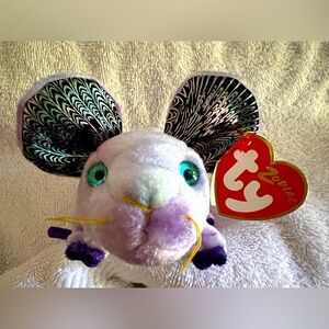 Ty Zodiac - Beanie Baby - Rat - excellent condition - tag dated year 2000
